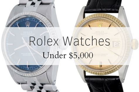 rolex watches under 500 dollars